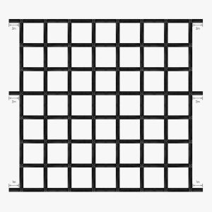 REDE DE CONTENÇÃO 6 ALÇAS PRETO